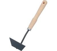 KOTARBAU® Petite houe de jardin avec manche en bois 20 cm Houe avec tête en acier 10 x 6 cm