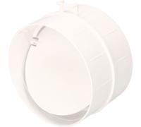 KOTARBAU® Pièce de raccordement pour conduit de ventilation rond Ø 100 mm avec clapet anti-retour