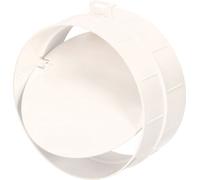 KOTARBAU® Pièce de raccordement pour conduit de ventilation rond Ø 125 mm avec clapet anti-retour
