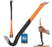 Kotarbau® - Pied de biche forgé - 450 mm - Résistant à la flexion - Pied de biche double face en acier