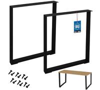 KOTARBAU® Pied de Table, Pieds de Table en Acier 60 x 72 cm