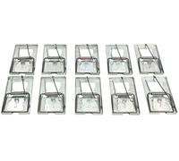 KOTARBAU® Piège à Souris 10 PCS - Piège à Mousqueton en Acier galvanisé renforcé