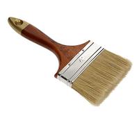 KOTARBAU® Pinceau 4 '' 100 mm Verni Anglais pour Peintures Huile Vernis Pinceau en Bois Professionnel Nécessaire Lors De La Rénovation