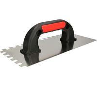 KOTARBAU® Planche à râper 270 mm Taille des dents 10x10 mm Truelle à remonter en inox pour plâtre Enduit Mortier
