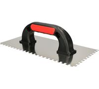 KOTARBAU® Planche à râper 270 mm Taille des dents 6x6 mm Truelle à remonter en inox pour plâtre Enduit Mortier