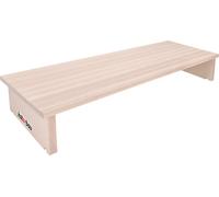 KOTARBAU® Plateau de table pour casiers à vin 1130 x 360 mm Plateau en bois Plans de travail en hêtre de classe A pour casier à bouteilles pour 10 bouteilles par étagère Stable et décoratif Couleur na