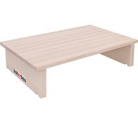 KOTARBAU® Plateau de table pour casiers à vin 530 x 360 mm Plateau en bois Plans de travail en hêtre de classe A pour casier à bouteilles pour 4 bouteilles par étagère Stable et décoratif Couleur natu