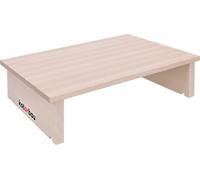 KOTARBAU® Plateau de table pour casiers à vin 730 x 360 mm Plateau en bois Plans de travail en hêtre de classe A pour casier à bouteilles pour 6 bouteilles par étagère Stable et décoratif Couleur natu