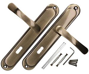 KOTARBAU Poignée de Porte 72 mm BB Patin - Longue Garniture Intérieure et Extérieure