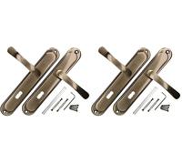 KOTARBAU Poignée de Porte 72 mm BB Patin - Longue Garniture Intérieure et Extérieure (Lot de 2)