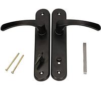 KOTARBAU poignée de porte 90 mm gauche droite toilette ensemble noir garniture de porte de chambre porte longue