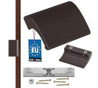 KOTARBAU Poignée de Porte de Balcon en Aluminium Marron - Sûre - Aspect Universel