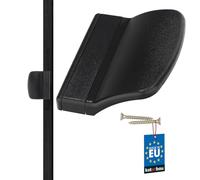 KOTARBAU® Poignée de Porte de Balcon Pratique en Plastique Poignée de Fumeur Poignée de Porte de Terrasse Poignée de Fermeture Coquille (Noir)