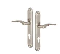 KOTARBAU® Poignée de porte intérieure PZ - 72 mm - En satin - Poignée de porte longue - Serrure de porte pour portes intérieures - Poignée de porte avec insert cylindrique classique