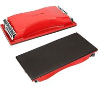 KOTARBAU® Ponceuse à main 105x210mm Bloc de ponçage en plastique avec dispositif de serrage en métal pour papier abrasif