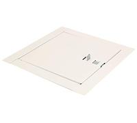 KOTARBAU® Porte de cheminée 14 x 14 cm - Blanc - Trappe d'inspection - Porte d'inspection - Porte d'entretien - Clapet de nettoyage - Ouverture d'entretien