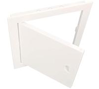 KOTARBAU Porte d'inspection 15 x 15 cm - Toutes les tailles - Plastique ABS - Blanc - Clapet d'entretien - Fermeture à pression amovible - Mur/plafond/sol - Ouverture robuste - Uni.