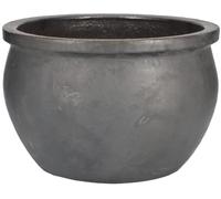 KOTARBAU® Pot de fleurs de jardin en céramique - Rond - Graphite