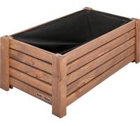 KOTARBAU® Pot de fleurs en bois 60x33x25cm Pot de fleurs en bois de pin brun