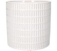KOTARBAU® Pot de fleurs en céramique Cache-pot Ø 12 cm pour fleurs et plantes Cylindre fraisé