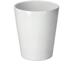 KOTARBAU® Pot de Fleurs en céramique pour orchidées H 150 mm Ø 120 mm Blanc