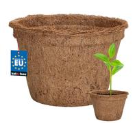 KOTARBAU® Pot de fleurs en fibre de coco 12 x 19,5 cm