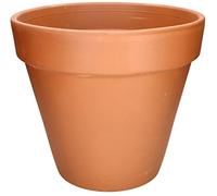 KOTARBAU® Pot de fleurs en terre cuite Terrakotta ⌀ 39 cm Jardinière avec bord pour intérieurs et jardins