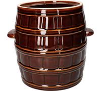KOTARBAU® Pot en céramique 8 L Pot en faïence Pot à choucroute pour faire mariner les aliments