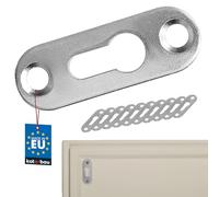 KOTARBAU Raccord à tête bombée 42 x 14 mm galvanisé 10 pièces universel pour accrocher des photos pour placard, trou de 8 mm, montage rapide