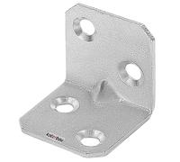 KOTARBAU Raccord d'angle 25 x 25 x 25 mm - En acier galvanisé - Pour meubles - Pour charges lourdes - Équerre de montage - Équerre de chaise (1)