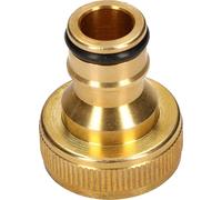 KOTARBAU® Raccord de tuyau d'arrosage en laiton 3/4" pour connexion de tuyau d'arrosage au robinet