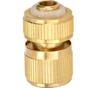 KOTARBAU® Raccord rapide 1/2" avec arrêt d'eau pour tuyau d'arrosage en laiton