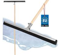 KOTARBAU® raclette en caoutchouc mousse 55 cm avec manche raclette à eau raclette à sol raclette à eau nettoyeur de sol raclette à double lèvre pour le nettoyage des sols