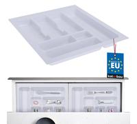 KOTARBAU® Range-couverts pour tiroir Organisateur de tiroir pour couverts de cuisine Blanc 490x435mm