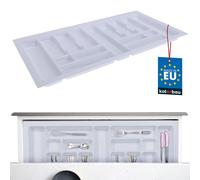KOTARBAU® Range-couverts pour tiroir Organisateur de tiroir pour couverts de cuisine Blanc 935x490mm