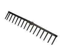 KOTARBAU® Râteau à Feuilles en Plastique 550 mm Noir Râteau avec 16 Dents sans Manche Outils de Jardinage Accessoires pour l'entretien de Votre Jardin