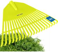 KOTARBAU® Râteau à feuilles plastique sans manche vert céladon 300 x 450 mm Râteau à feuilles plastique grand râteau à feuilles Outil de jardin Râteau à gazon large Râteau de jardin en plastique