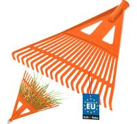 KOTARBAU® Râteau robuste Balai à feuilles Râteau à feuilles en éventail Balayeur de feuilles 43 cm