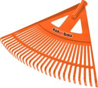 KOTARBAU® Râteau robuste Balai à feuilles Râteau à feuilles en éventail Balayeur de feuilles 47 cm