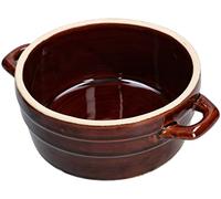 KOTARBAU® Récipient en céramique - Diamètre : 16 cm - Pot en grès - Plat à gratin rond - Petit plat à gratin émaillé