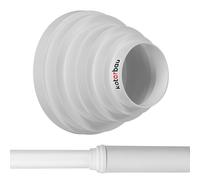 KOTARBAU® Réducteur universel pour systèmes de ventilation - Raccord de tuyau en plastique - Diamètre : 80 mm - Diamètre : 100 mm - Diamètre : 120 mm - Diamètre : 125 mm - Diamètre : 150 mm - Diamètre