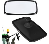KOTARBAU® Rétroviseur de tracteur avec support universel 15,5 x 28,5 cm PVC 1 pièce Rétroviseur extérieur de tracteur Uni Rétroviseur de machines agricoles