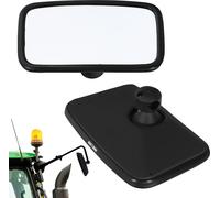KOTARBAU® Rétroviseur de tracteur avec support universel 25 x 16,5 cm PVC 1 pièce Rétroviseur extérieur de tracteur Uni Rétroviseur de machines agricoles
