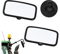 KOTARBAU® Rétroviseur de tracteur avec support universel 25 x 16,5 cm PVC 2 pièces Rétroviseur extérieur de tracteur Uni Rétroviseur de machines agricoles