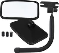 KOTARBAU® Rétroviseur de tracteur universel 25 x 16,5 cm PVC avec bras de rétroviseur Rétroviseur de tracteur Camion Rétroviseur avec support Bras de rétroviseur Agriculture Support de rétroviseur