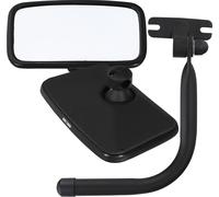 KOTARBAU® Rétroviseur de tracteur universel 25x16,5 cm PVC avec bras de rétroviseur Rétroviseur de tracteur Camion Rétroviseur avec support Bras de rétroviseur Agriculture Support de rétroviseur