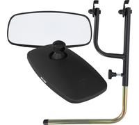 KOTARBAU® Rétroviseur de tracteur universel 32 x 17 cm PVC Support télescopique pour rétroviseur 48-71 x 33 cm Tracteur Camion Rétroviseur avec support Rétroviseur agricole Bras de rétroviseur