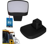 KOTARBAU® Rétroviseur panoramique universel pour tracteur Rétroviseur extérieur 215 x 160 mm Rétroviseur de camion Rétroviseur de tracteur Rétroviseur de camping-car Miroir télescopique Miroir de voit