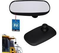 KOTARBAU® Rétroviseur panoramique universel pour tracteur Rétroviseur extérieur 264 x 158 mm Rétroviseur de camion Rétroviseur de tracteur avec bouton de réglage Rétroviseur télescopique de camping-ca