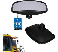 KOTARBAU® Rétroviseur panoramique universel pour tracteur Rétroviseur extérieur 265 x 185 mm Rétroviseur de camion Rétroviseur de tracteur avec bouton de réglage Rétroviseur télescopique de camping-ca